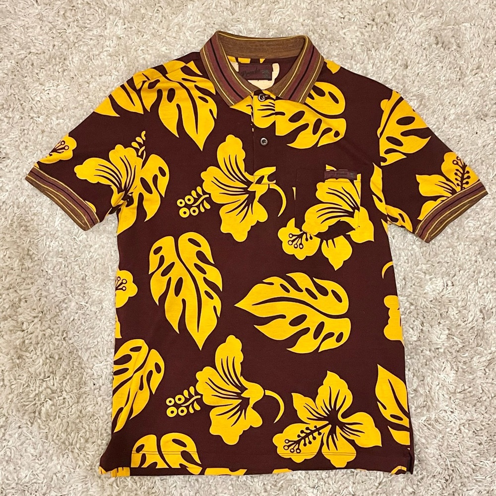 PRADA SS14 Polo. HAWAIIAN COLLECTION